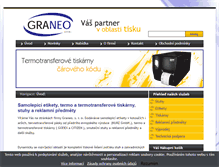 Tablet Screenshot of graneo.cz
